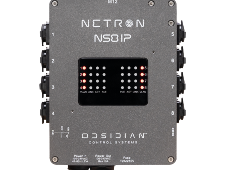 Obsidian NS8 IP IP65 8 Port Network Switch Discount