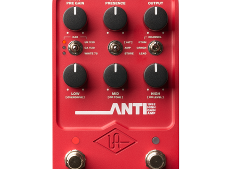 Universal Audio ANTI 1992 High Gain Amp Pedal Online now