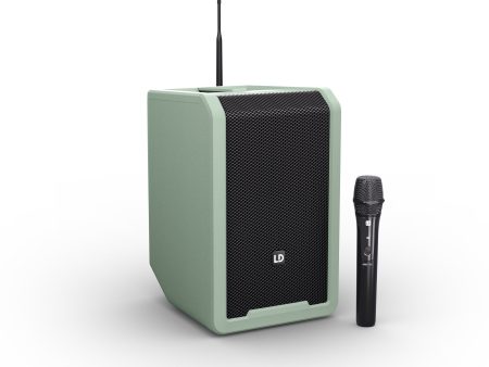 LD Systems ANNY® 8 HHD B4.7 GN Portable Battery-Powered Bluetooth PA loudspeaker (Adventure Green) - 8  For Cheap