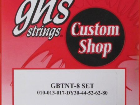 Ghs GBTNT-8 Electric Guitar Boomers Roundwound Thick N Thin Strings For Sale