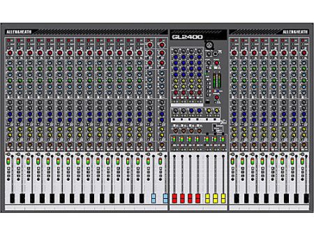 Allen & Heath GL2400-24 4-Buss Live Sound Reinforcement Analog Mixing Console - 24 Input (USED) Supply