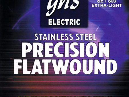 Ghs GHS800 Precision Flatwound Guitar Strings - Extra Light on Sale