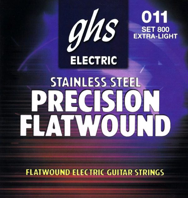 Ghs GHS800 Precision Flatwound Guitar Strings - Extra Light on Sale