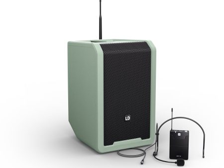 LD Systems ANNY® 8 BPH B4.7 GN Portable Battery-Powered Bluetooth PA Loudspeaker (Adventure Green) - 8  Online Hot Sale