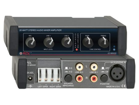 RDL EZ-MXA20 Stereo Audio Mixer - 20W Online Sale