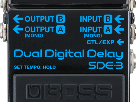 Boss SDE-3 Dual Digital Delay Guitar Effects Pedal Online Hot Sale