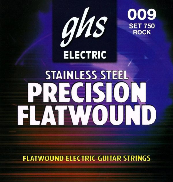 Ghs GHS750 Precision Flatwound Stainless Steel Guitar String Set - Ultra Light Sale