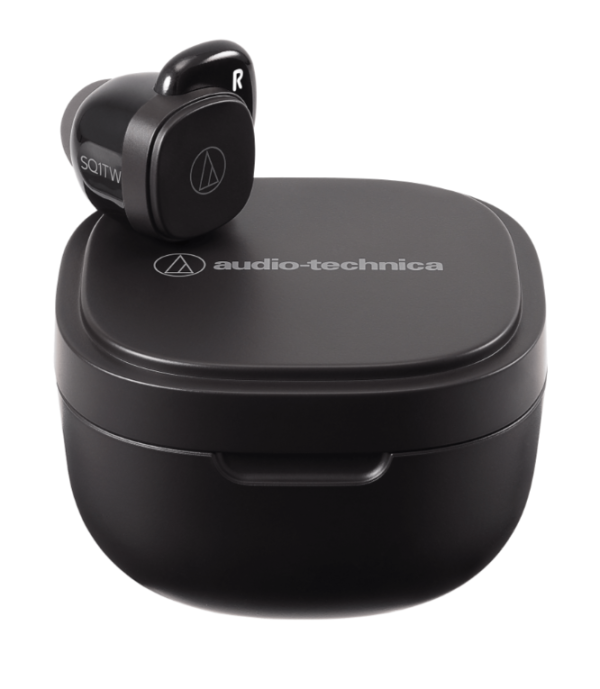 Audio-Technica ATH-SQ1TWBK Wireless In-Ear Headphones (Black) For Discount