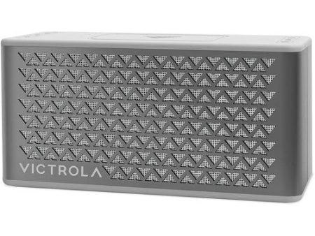 Victrola VPB-400-SLV Tabletop Bluetooth Speaker and Wireless Charger (Silver) Online now