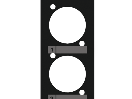 Caymon CASY105 B 2 Space Blank Wall Plate Online