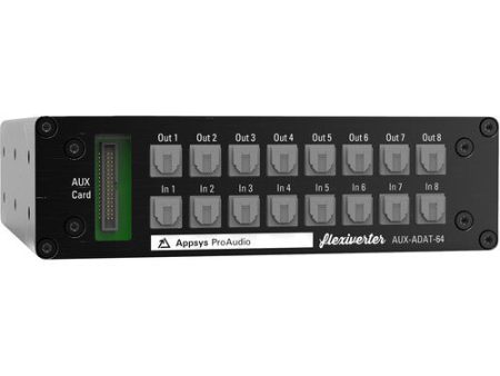 Appsys ProAudio AUX-ADAT-64 64x64 Channel ADAT Card for Flexiverter Online now