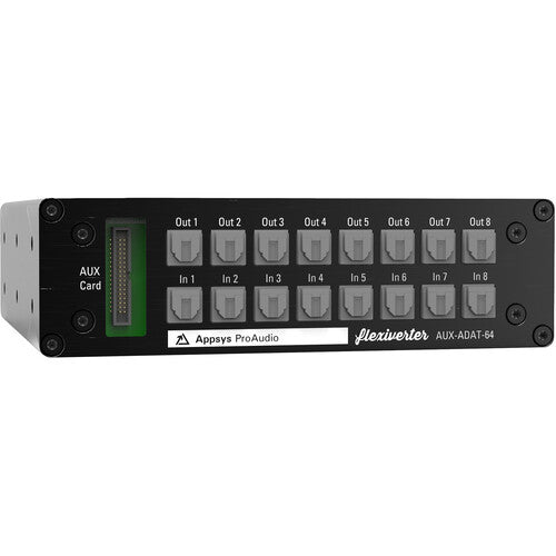 Appsys ProAudio AUX-ADAT-64 64x64 Channel ADAT Card for Flexiverter Online now