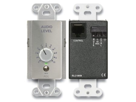 RDL DS-RLC10KM Remote Level Control Wall Plate with Mute Button For Discount