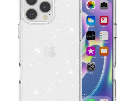 EIDERWOOD iPhone 16 Pro Hybrid Plastik Cover - Hvid Glitter Online Sale