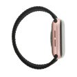 Apple Watch (42 44 SE 45 46 49mm) Elastisk Stof Rem - Str. S - Sort Online Hot Sale