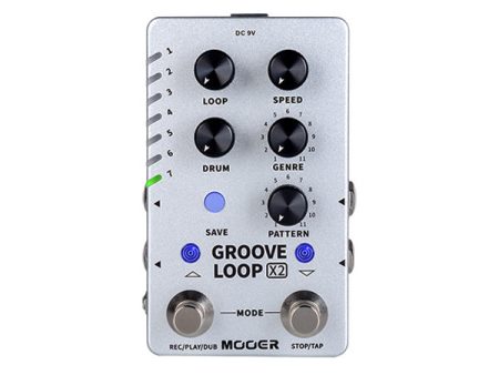 Mooer M721 Groove Loop x2 Stereo Looper & Drum machine Effects Pedal Online Sale