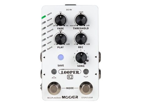 Mooer M727 Looper X2 Stereo Looper Effects Pedal Fashion