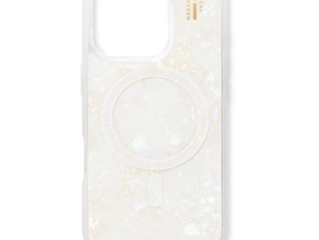 iDeal Of Sweden iPhone 16 Pro Pearlized Case - MagSafe Kompatibel - White For Sale