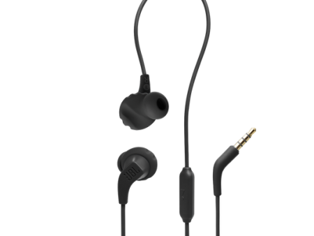 JBL ENDURANCE RUN 2 Wired In-Ear Headphones (Black) on Sale