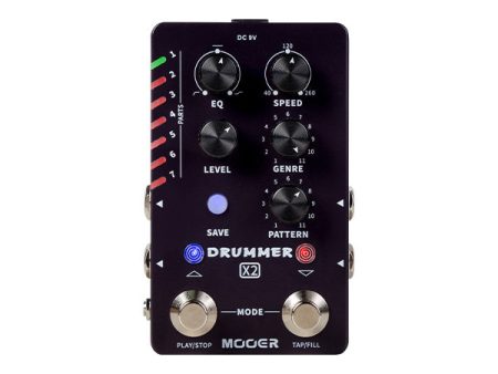 Mooer M728 Groove Loop X2 Stereo Looper & Drum Machine Effects Pedal For Discount