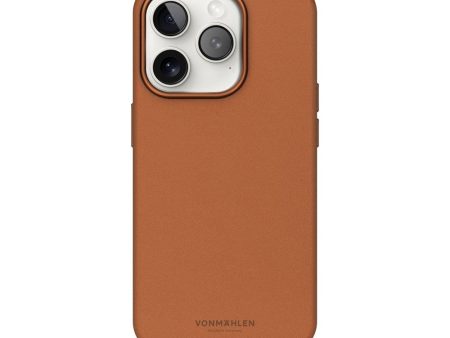 Vonmählen iPhone 16 Pro Like Leather Cover - MagSafe Kompatibel - Brown Online now