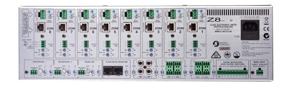 Cloud Electronics Z8MK4 8 Zone Audio Mixer Hot on Sale