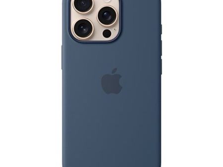 Original Apple iPhone 16 Pro Silikone Cover - MagSafe Kompatibel - Denim (MYYK3ZM A) For Discount