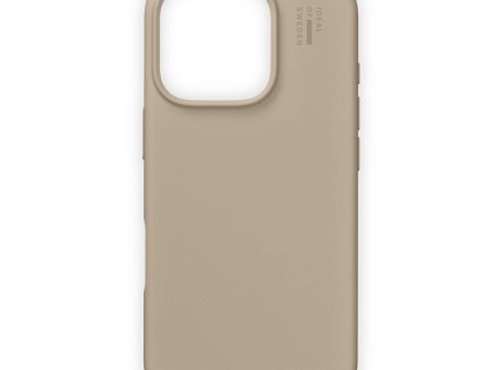 iDeal Of Sweden iPhone 16 Pro Silicone Case - MagSafe Kompatibel - Beige For Cheap