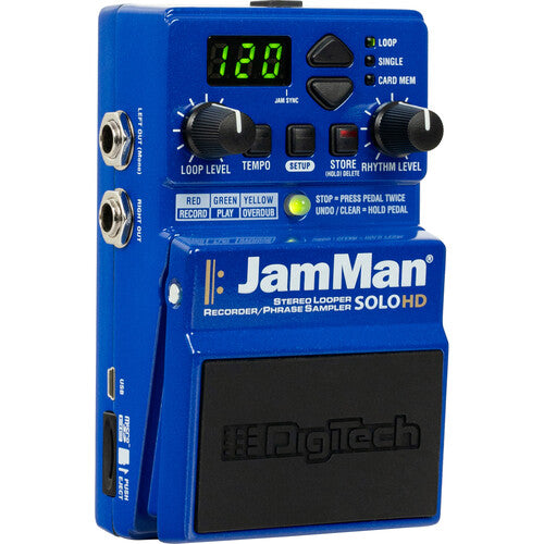 Digitech JAMMAN SOLO HD Stereo Looper Recorder Pedal with USB Online now