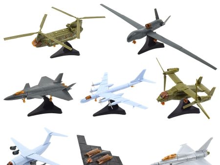 1 PCS Mini Assemble Fighter Model Kit Toys for Boys Military Building Blocks Handmade Assembly Aircraft Model Toy Gifts for Kids Supply