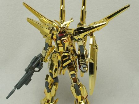 Gaogao Model Gundam Model HG 1 144 SHIRANUI AKATSUKI SEED DESTINY GOLDEN GUNDAM Mobile Suit Kids Toys Online Hot Sale