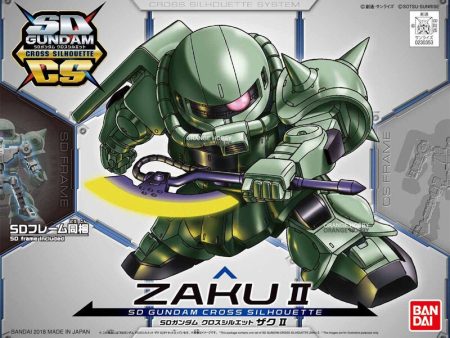 OHS Bandai SD CS Q Ver. Gundam Cross Silhouette Zaku II SD Frame Included Mobile Suit Assembly Model Kits For Discount