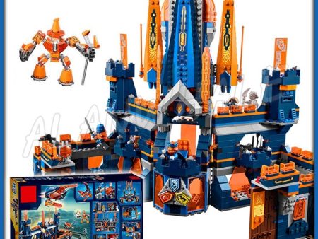 1468pcs Knights Knighton Castle Model Building Blocks 10706 Assemble Bricks Children Toys Games Nexus Compatible with Lego Online Hot Sale